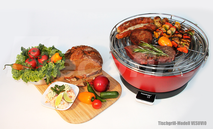 Rauchfreier Holzkohle Tischgrill