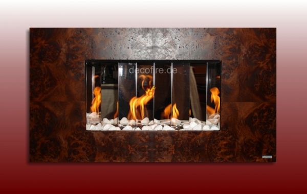 Wandkamin mit Brenngel oder Bioethanol - decofire - Gelkamine mit